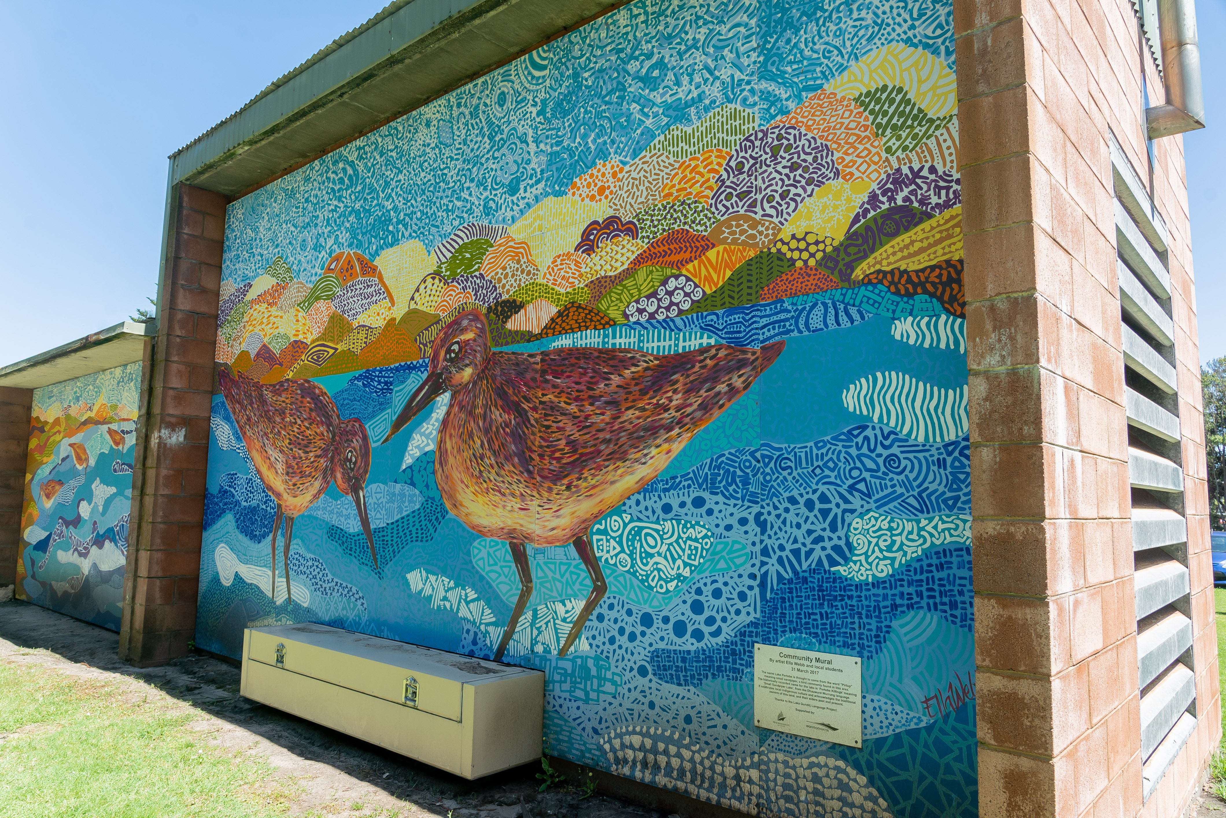 Sandpiper and Water Wise Murals